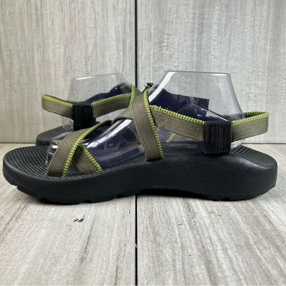 Chaco Z/Cloud Z1 Classic Green and Black Sandals Trail Hiking Shoe Mens Size 11 - Picture 4 of 10